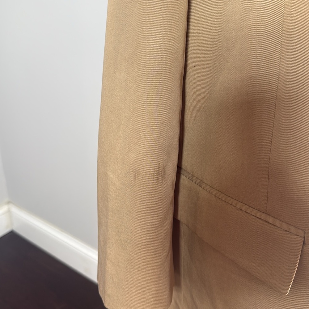 Everlane The Oversized Blazer in Buttersmooth Tan Beige Women’s Size 14 - Picture 8 of 11